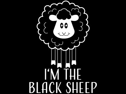 I'm the black sheep