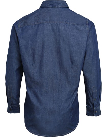 Men`s Jeans Stitch Denim Shirt