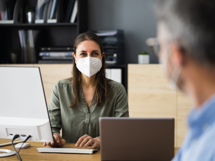 medizinische Gesichts- und FFP2 Masken