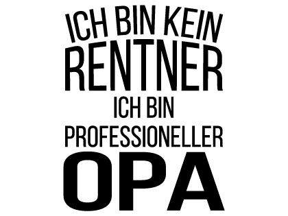 Professioneller Opa