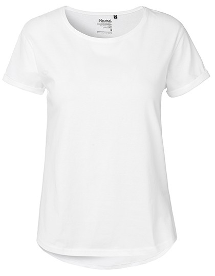 Ladies` Roll Up Sleeve T-Shirt