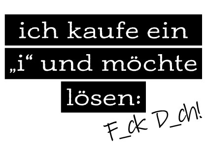 Ich kaufe ein i...